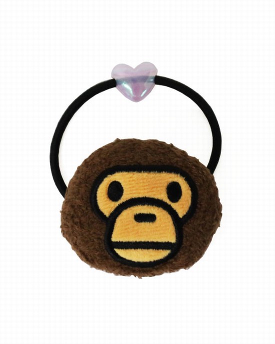 Accesorios Para El Cabello Bape Milo Rubber Accessory Niños Marrones | YTCJK-1365