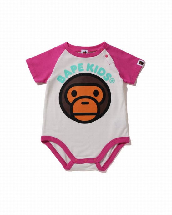 Bodysuit Bape Milo Niños Blancas | FYMWX-2591