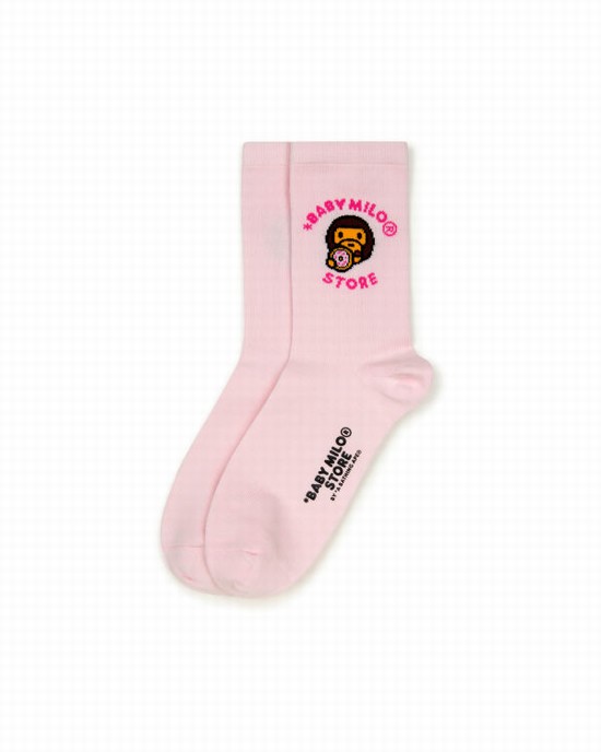 Calcetines Bape Milo Mujer Rosas | GPEWD-4039