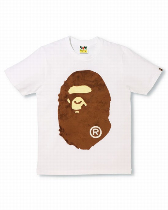 Camiseta Bape BOA Big Ape Head Mujer Blancas | QEJAX-0683