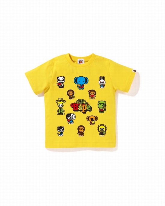 Camiseta Bape Milo Mixed Fruit #1 Niños Amarillo | WKEIS-0153