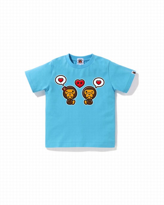 Camiseta Bape Milo Speech Balloon #1 Niños Azules | ETFUY-7623