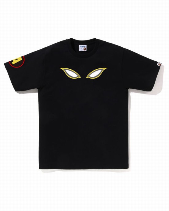 Camiseta Bape Shadow Hombre Negras | ZYHMN-8590