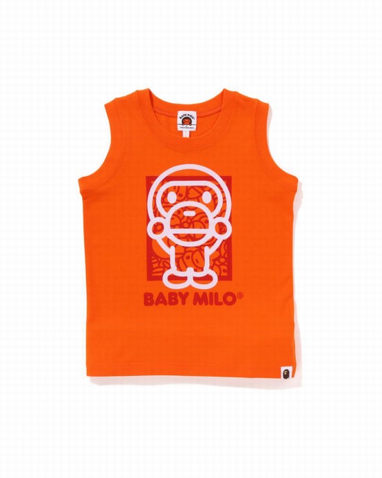 Chalecos Bape Milo Niños Naranjas | NFDYI-0197