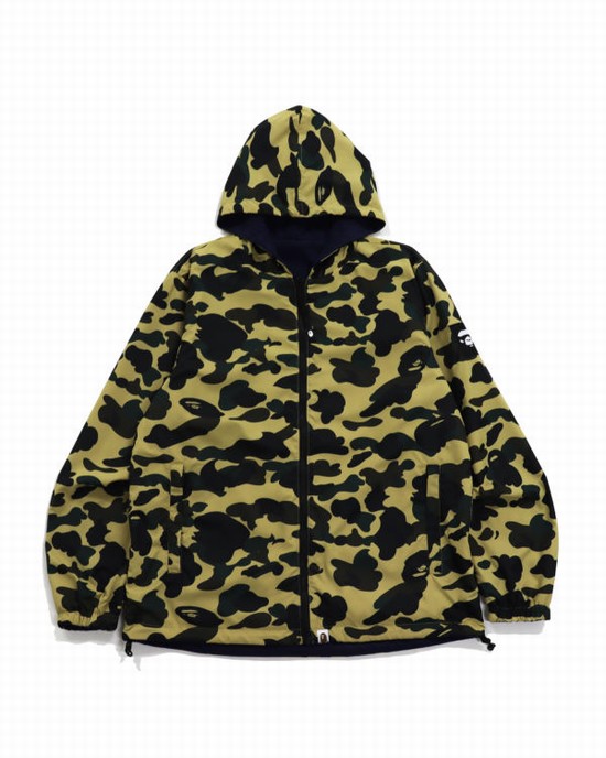 Chaquetas Bape 1st Camo Reversible Hombre Kaki | VGPQA-9038