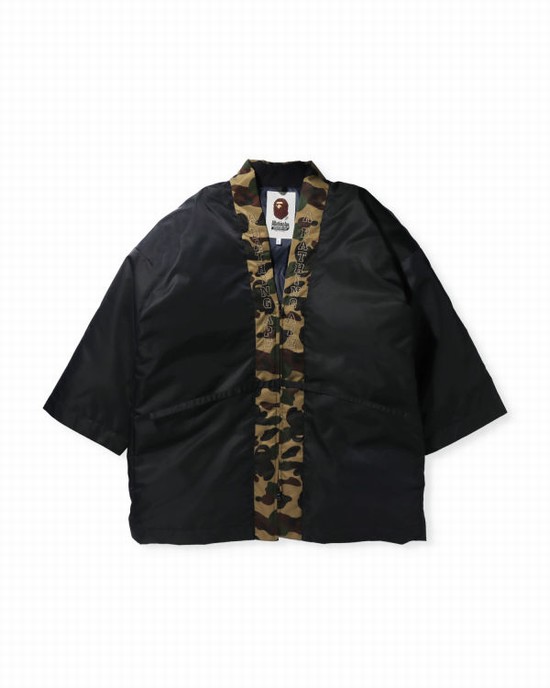 Chaquetas De Plumas Bape 1st Camo Hanten Hombre Verde Oscuro | KPTQV-6950