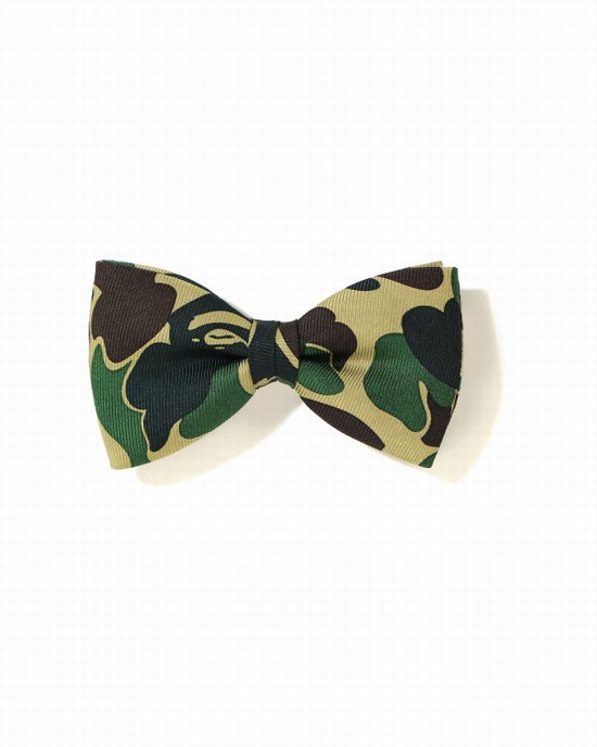 Corbatas Bape ABC Bow Hombre Verde | NAUPR-8241