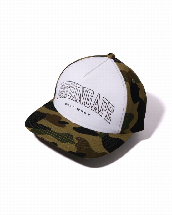 Gorras Bape 1st Camo Hombre Verde | QHKGJ-2061