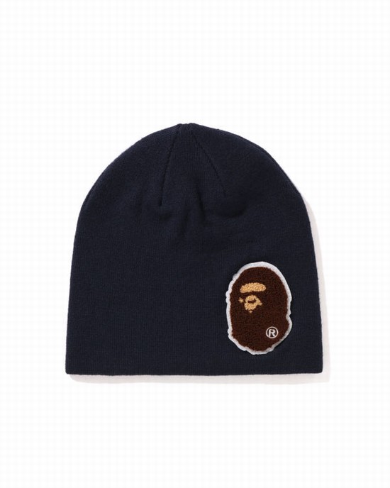 Gorras Bape Big Ape Head Hombre Azules | QYZEL-1580