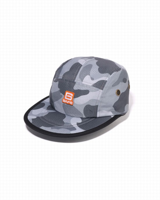 Gorras Bape Honeycomb Camo Jet Hombre Gris | FDUYH-1039