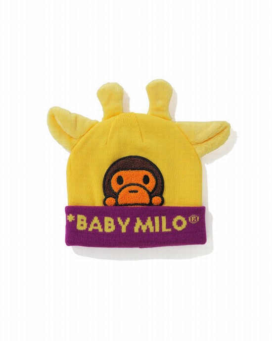 Gorras Bape Milo Friends Boa Niños Amarillo | CSZJB-0846