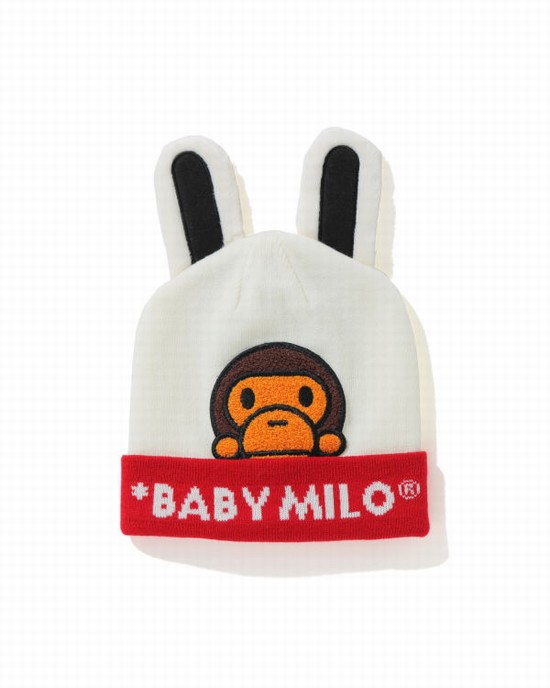 Gorras Bape Milo Friends Boa Niños Blancas | XWTCH-8276