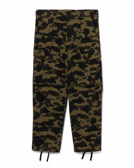 Pantalones Bape 1st Camo 6 Pocket Hombre Verde | QGCFU-1248