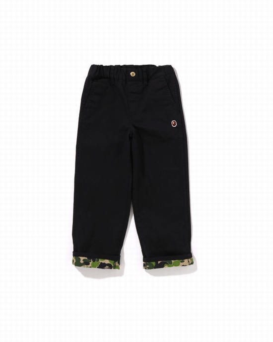 Pantalones Bape ABC Camo Cuffed Niños Negras | DUXIZ-8039