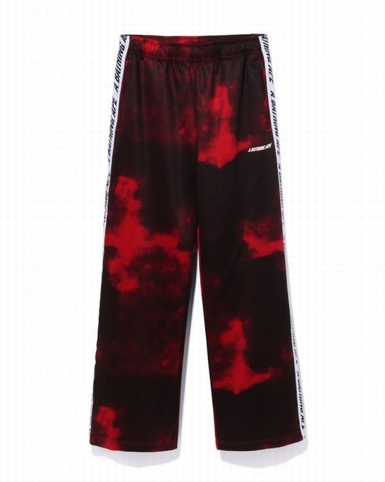 Pantalones Bape A Bathing Ape Dye Pista Hombre Rojas Claro | ZCDEA-8653