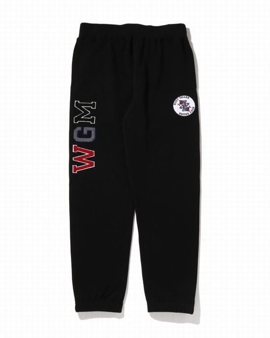 Pantalones Deportivos Bape Busy Shark Hombre Negras | HOJNR-1037