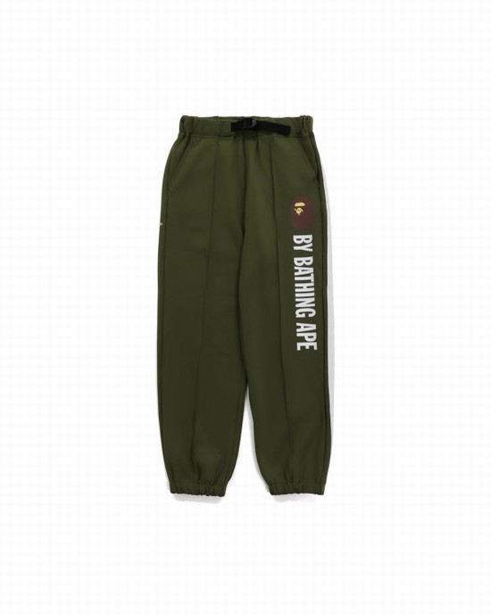 Pantalones Deportivos Bape Color Block Milo Circus Niños Verde | OTVRI-5798