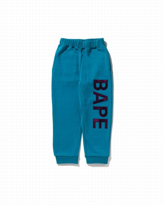 Pantalones Deportivos Bape Patch Niños Verde | EJRZK-5231