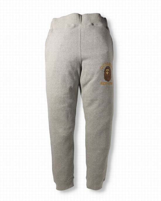 Pantalones Deportivos Bape X OVO Slim Fit Hombre Gris | CKZOY-5384