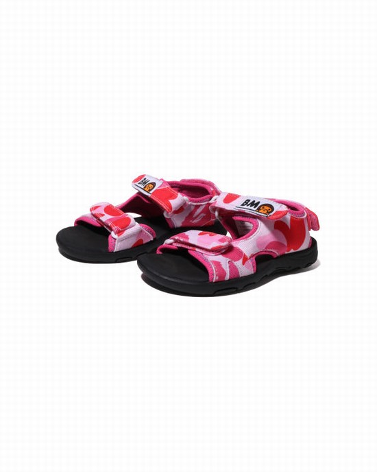 Sandalias Bape ABC Milo Niños Rosas | UARIW-7295