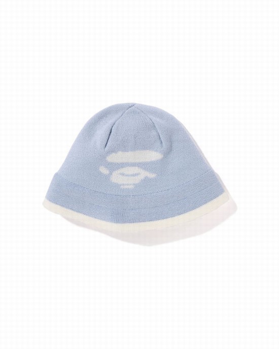 Sombreros Bape APE Face Mujer Azules Claro | ZSQXO-2638