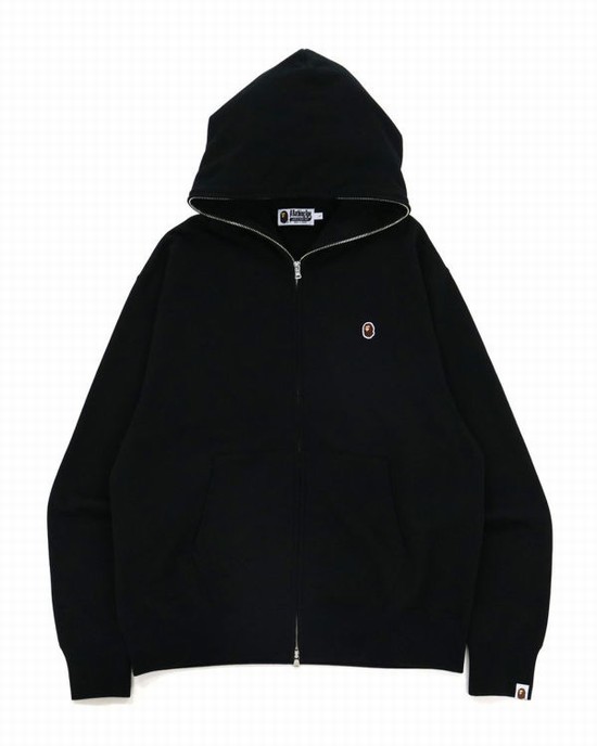 Sudadera Con Capucha Bape Ape Head One Point Relaxed hooded Hombre Negras | EPVFT-2164