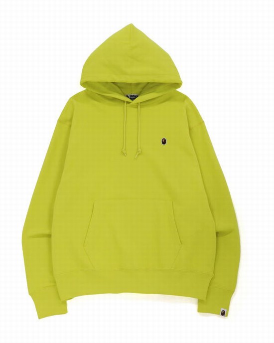 Sudadera Con Capucha Bape Ape Head One Point Relaxed Fit L/S Hombre Amarillo | ZCGWA-3918