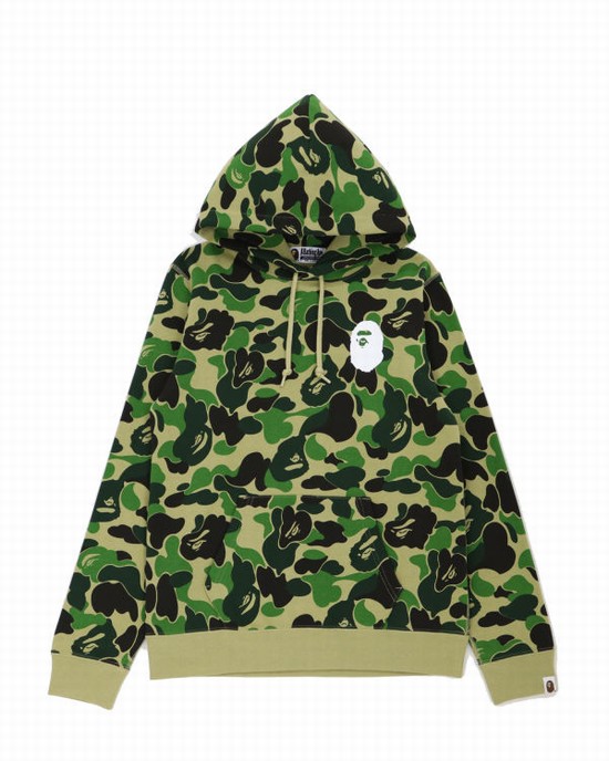 Sudadera Con Capucha Bape Big ABC Camo Ape Head Pullover Mujer Verde | BYFRM-2106