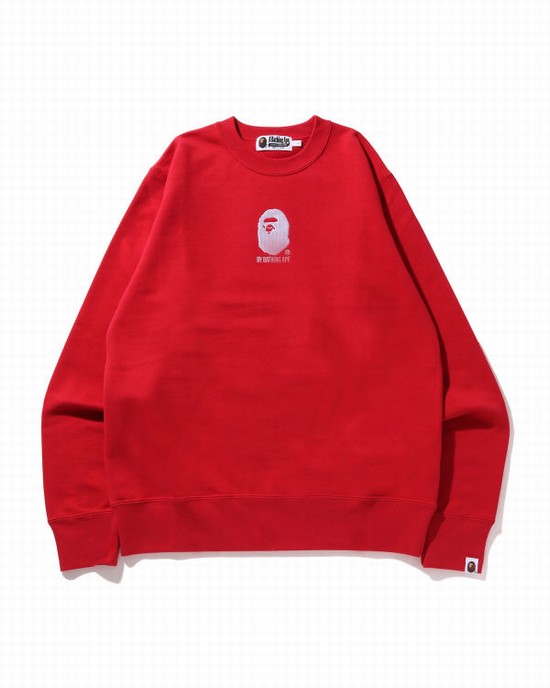 Sudaderas Bape By Bathing Ape Embroidery Hombre Rojas Claro | FARUX-1407