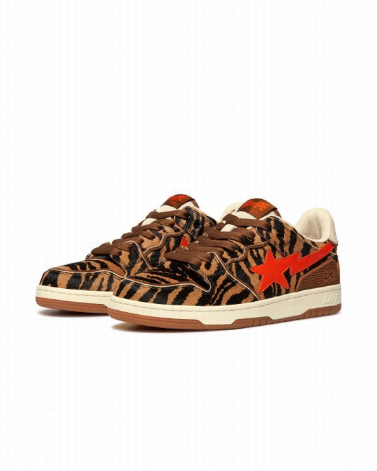 Zapatillas Bape CNY SK8 Sta M2 Hombre Marrones | ZJERX-4902