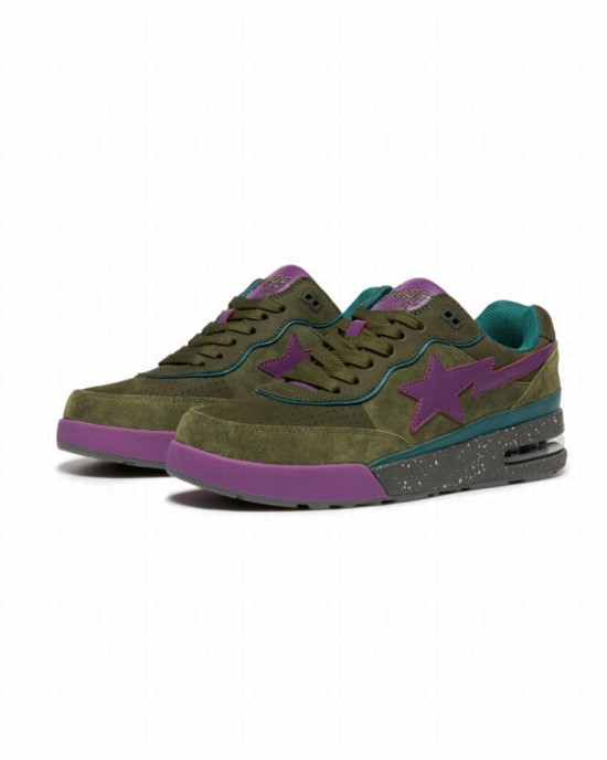 Zapatillas Bape Carretera STA #2 Mujer Verde Oscuro | DNJYQ-7846