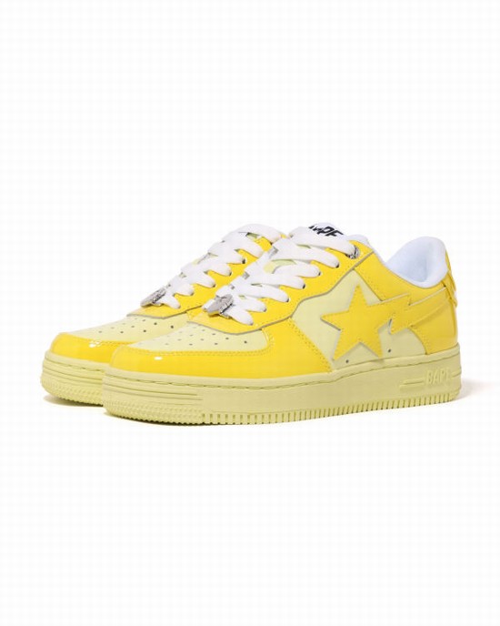 Zapatillas Bape Colors STA Mujer Amarillo | LTUEO-6518