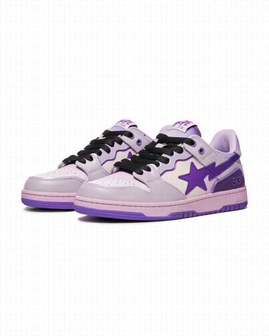 Zapatillas Bape SK8 STA #1 Mujer Moradas | IXWQP-8471