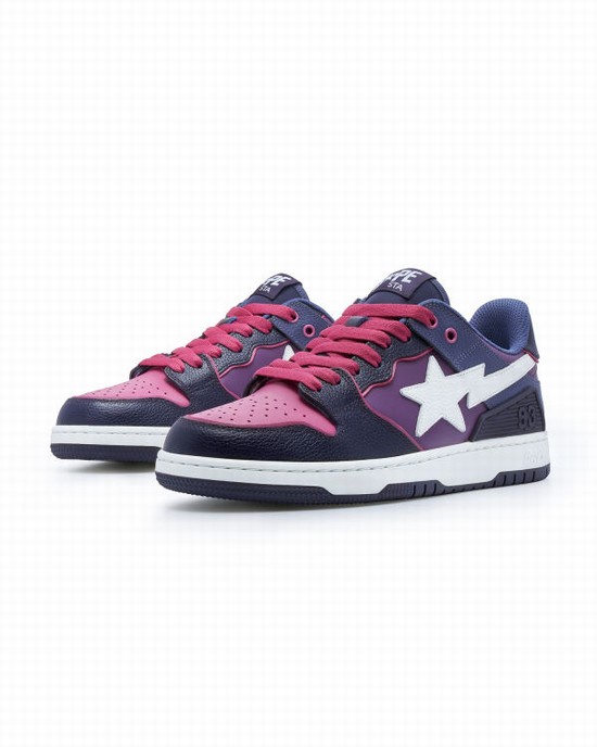 Zapatillas Bape SK8 STA #2 Mujer Moradas | UEQPH-1587