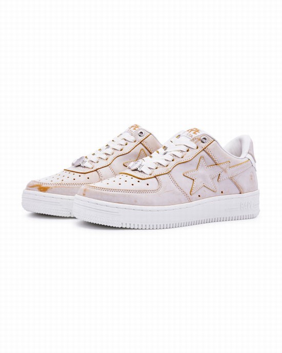 Zapatillas Bape STA #5 Mujer Beige | DLXCV-2759