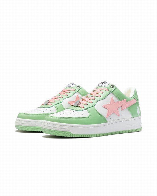 Zapatillas Bape STA Mujer Verde Claro | NXTQV-6298