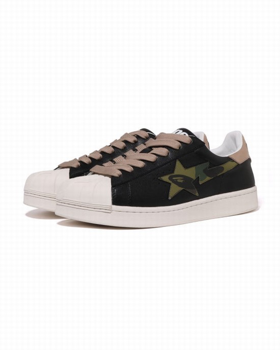 Zapatillas Bape Skull STA #1 Hombre Negras | WPENY-7185