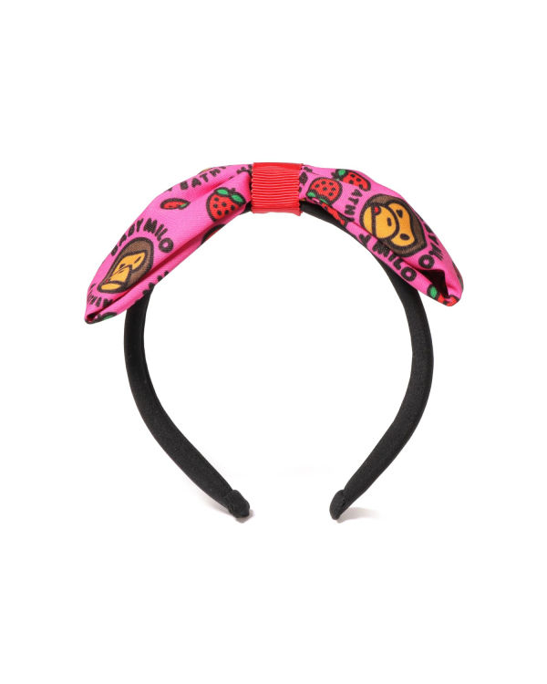 Accesorios Para El Cabello Bape Milo Strawberry Ribbon Niños Rosas | IYSOH-8260