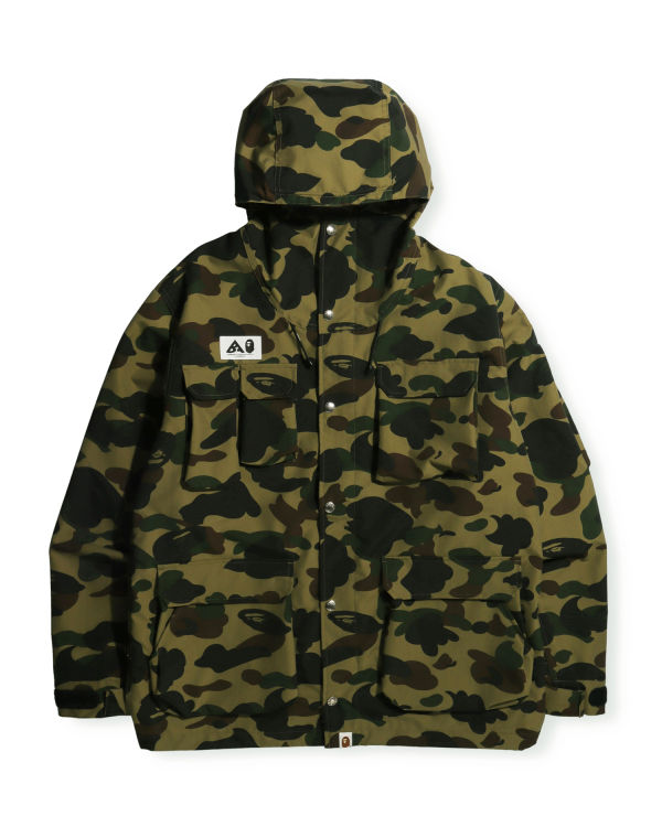 Anorak Bape 1st Camo Mountain Hombre Verde | PWFGU-9380