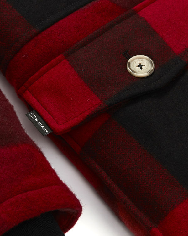 Anorak Bape X Woolrich Arctic Hombre Rojas Claro | PYATB-5936