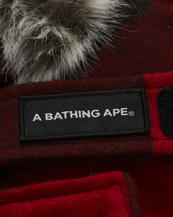 Anorak Bape X Woolrich Arctic Hombre Rojas Claro | PYATB-5936