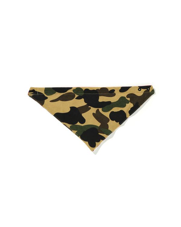 Babero Bape 1st Camo Bandana Niños Amarillo | FUWHI-5027