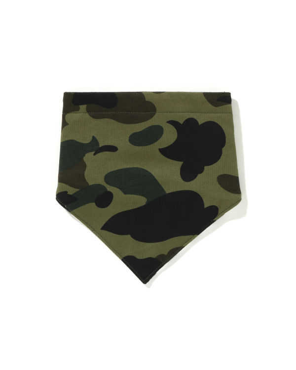 Babero Bape 1st Camo Bandana Niños Verde | HAJWY-9527