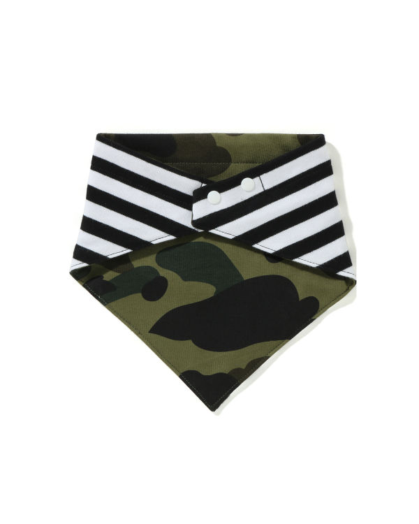 Babero Bape 1st Camo Bandana Niños Verde | HAJWY-9527