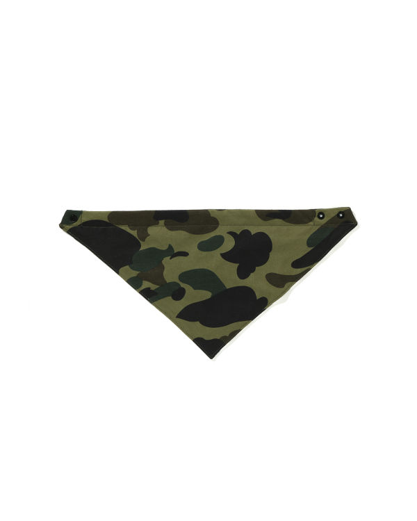 Babero Bape 1st Camo Bandana Niños Verde | HAJWY-9527