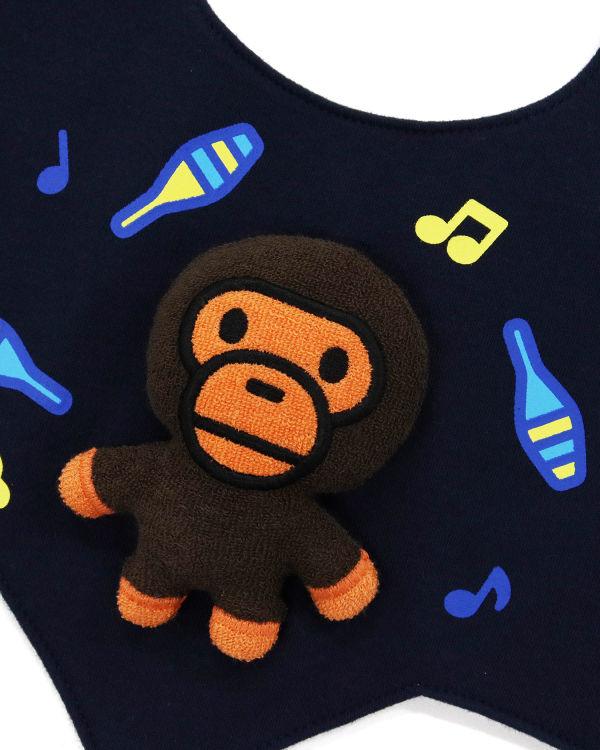 Babero Bape Milo Plush Doll Niños Azul Marino Azules | RWKDG-8361