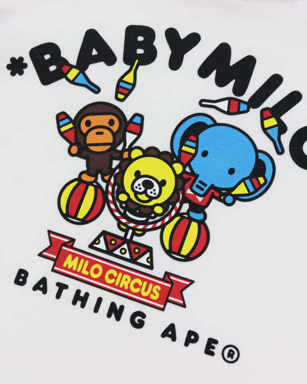 Bodysuit Bape Milo Circus L/S romper Niños Naranjas | MHUNE-1907