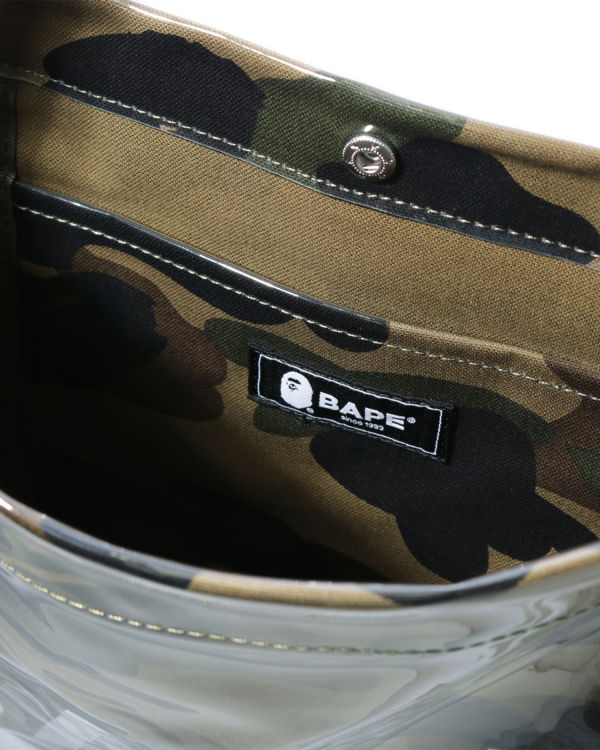 Bolsa De Hombro Bape 1st Camo Hombre Verde | MFUZO-5426