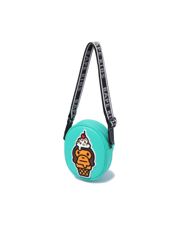 Bolsa De Hombro Bape Milo ice cream Niños Verde Menta | KQGEX-9417