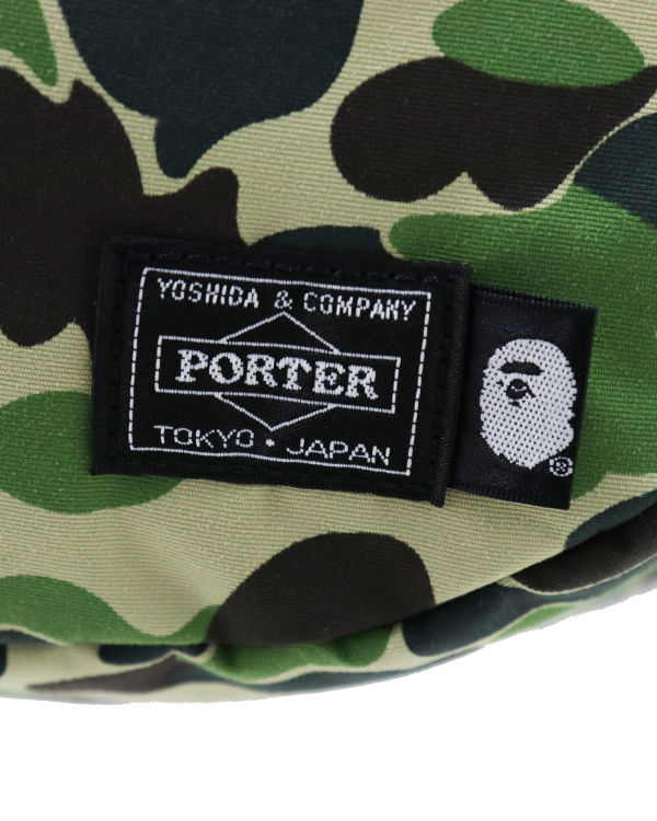 Bolsa De Hombro Bape Porter ABC Camo Hombre Verde | CNOQE-7865